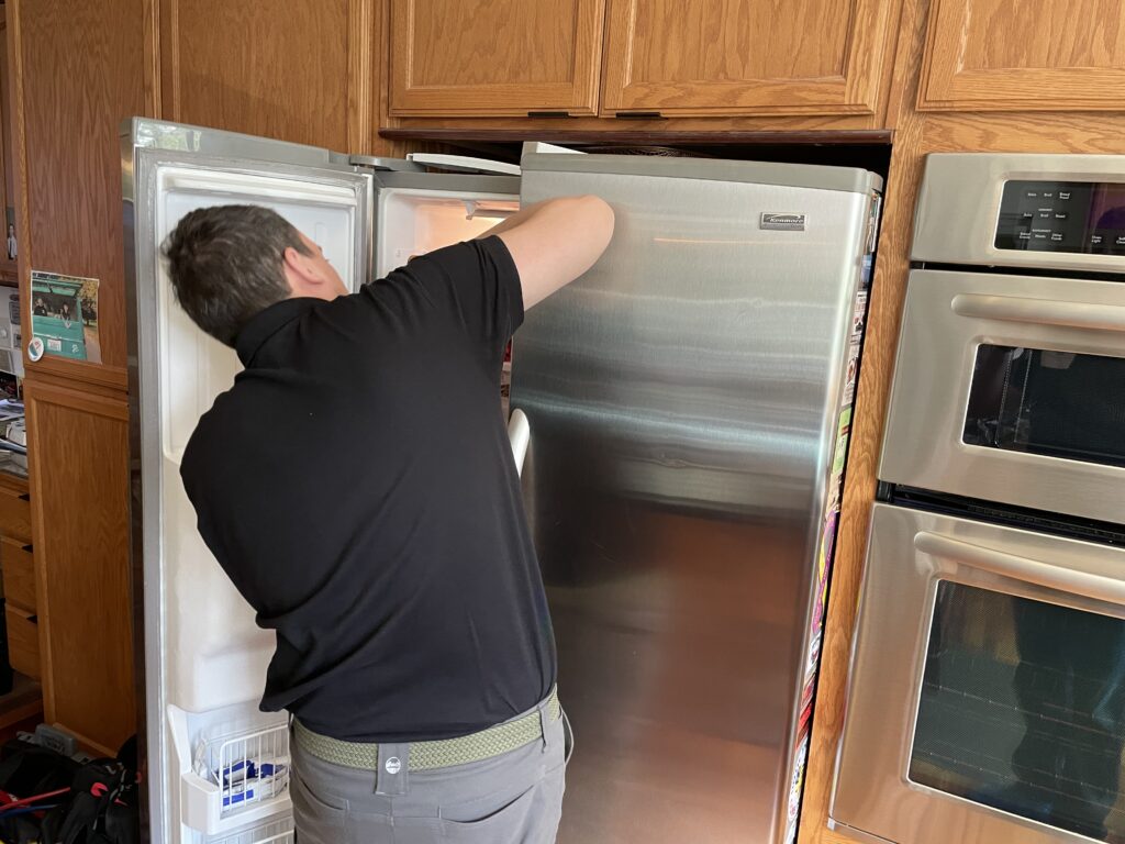 Certified technician performing cooler repair in Troutdale, OR